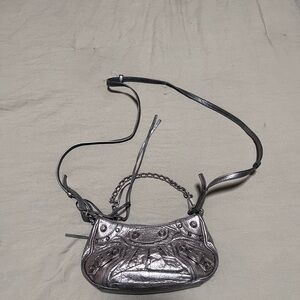 Balenciaga Silver Chain Bag